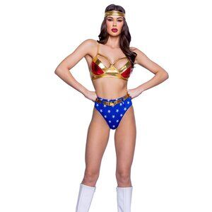 Wonder Power Halloween Costume | Wonder Woman Inspired Cosplay Outfit
